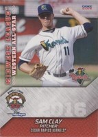 2016 Choice Midwest League All-Stars - Sam Clay #56