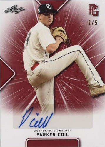 2021 Leaf Perfect Game National Showcase - Parker Coil #BA-PC1