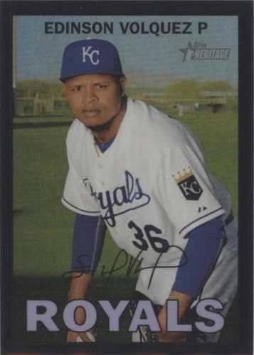 2016 Topps Heritage - Edinson Volquez #THC-491