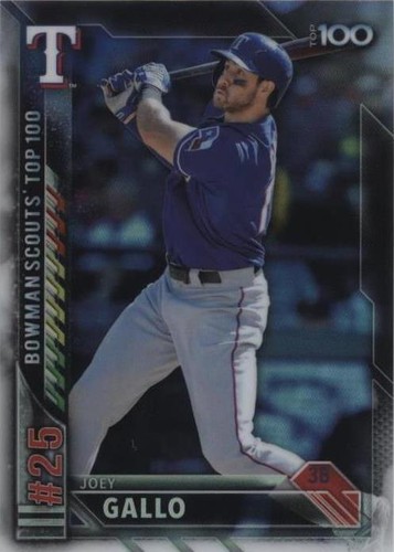 2016 Bowman - Joey Gallo #BTP-25