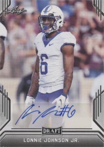 2019 Leaf Draft Lonnie Johnson Jr. #BA-LJ1