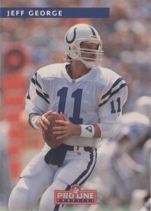1993 Pro Line Profiles Jeff George #505
