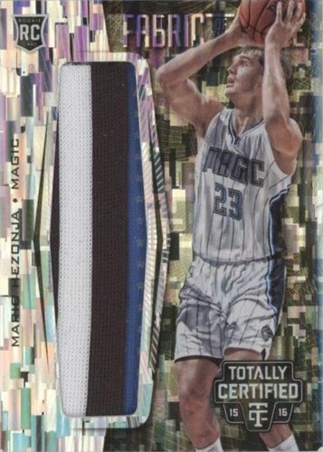 2015-16 Panini Totally Certified - Mario Hezonja #FRJ-MZ