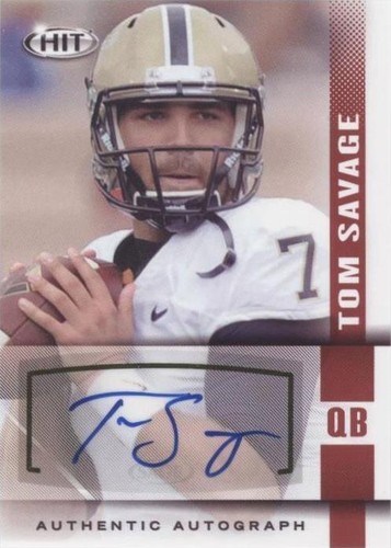 2014 SAGE Hit Tom Savage #A117