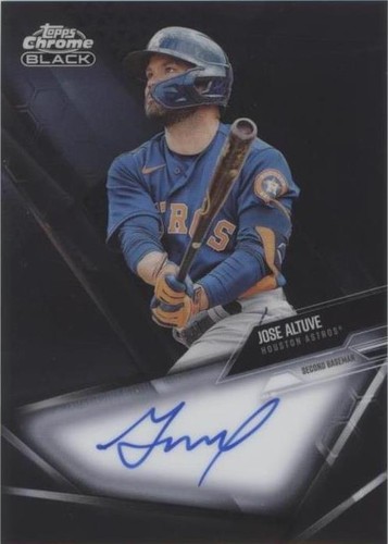 2021 Topps Chrome Black - Jose Altuve #CBA-JAL