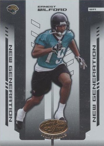 2004 Leaf Certified Materials Ernest Wilford #169