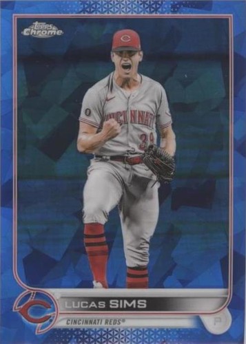 2022 Topps Chrome Update Series Sapphire Edition - Lucas Sims #US161