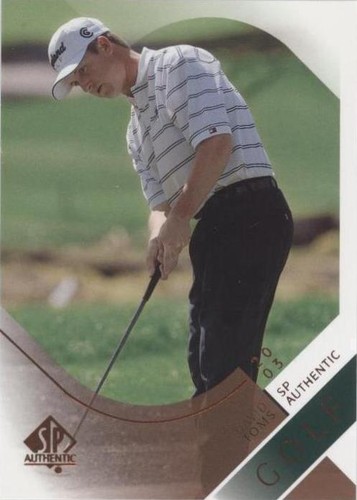 2003 SP Authentic - David Toms #2SPA