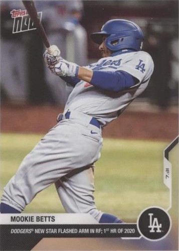 Topps - パラレル topps now card Mookie Betts 18SP Mookie Betts Dodgers 5th Lead-Off HR 2024 Topps Now #188