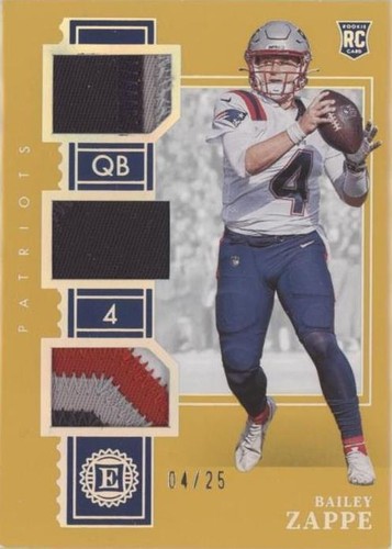 2022 Panini Encased Bailey Zappe #RTM-26