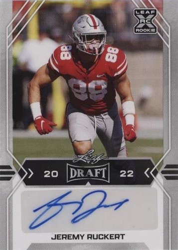 2022 Leaf Draft Jeremy Ruckert #BA-JR4