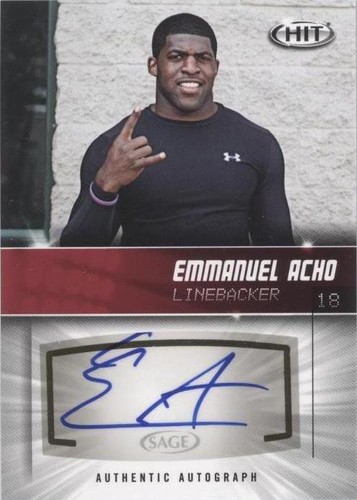 2012 SAGE Hit Emmanuel Acho #A118