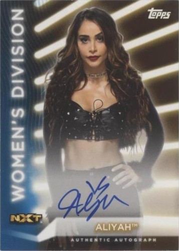 2021 Topps WWE Women's Division - Aliyah #A-AL