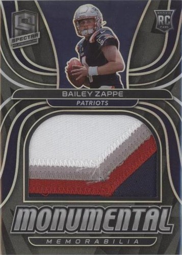 2022 Panini Spectra Bailey Zappe #MME-BZA