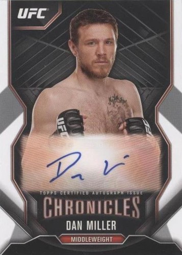 2015 Topps UFC Chronicles - Dan Miller #CA-DM