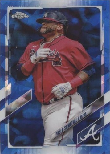2021 Topps Chrome Update Series Sapphire Edition - Pablo Sandoval #US313