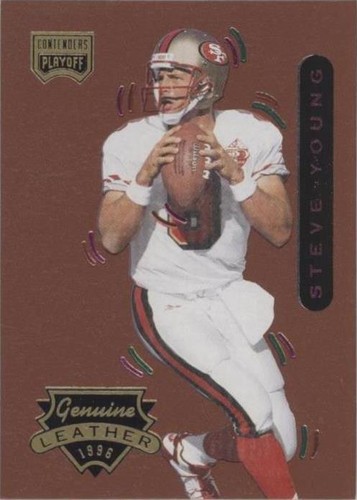 1996 Playoff Contenders Leather Steve Young #2