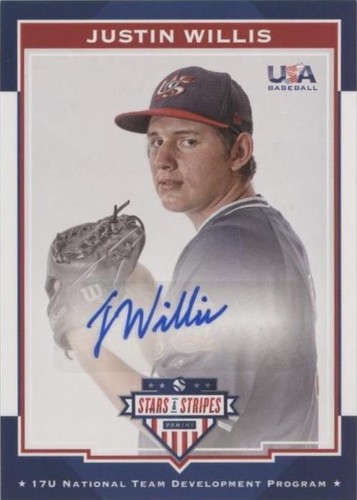 2017 Panini USA Baseball Stars & Stripes - Justin Willis #18
