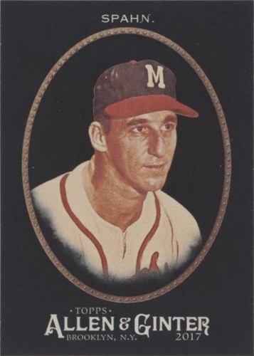 2017 Topps Allen & Ginter's X - Warren Spahn #347