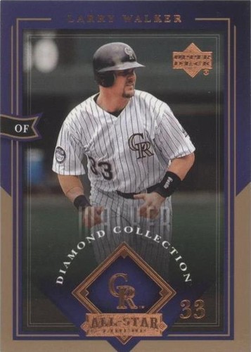 2004 Upper Deck Diamond Collection All-Star Lineup - Larry Walker #29