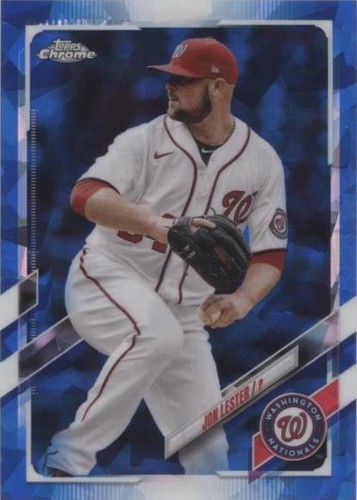 2021 Topps Chrome Update Series Sapphire Edition - Jon Lester #US100