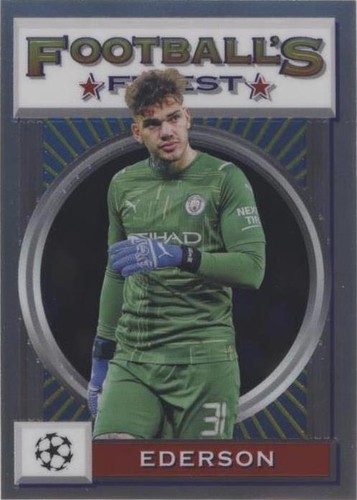 2021-22 Topps Finest Flashbacks UCL Ederson #103