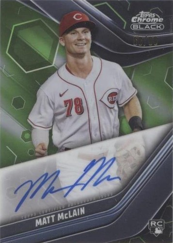 2023 Topps Chrome Black - Matt McLain #CBA-MMC