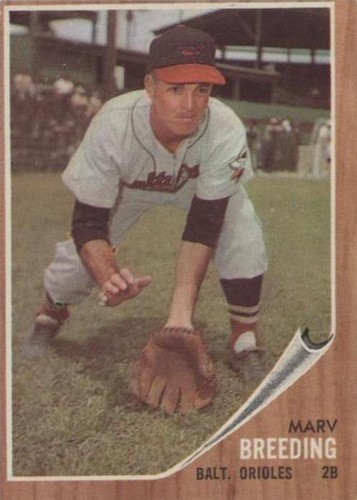 1962 Topps - Marv Breeding #6