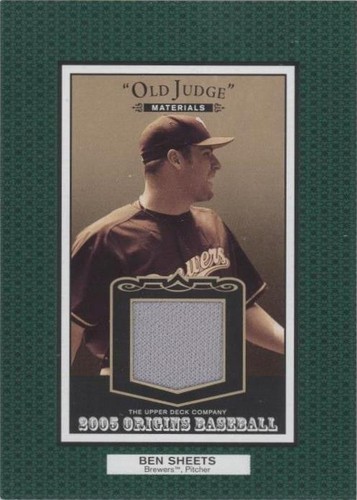 2005 Upper Deck Origins - Ben Sheets #OJ-BS