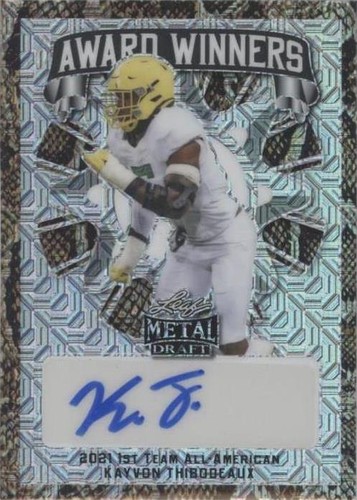 2022 Leaf Metal Draft Kayvon Thibodeaux #AW-KT1