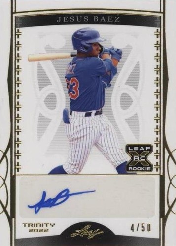 2022 Leaf Trinity - Jesus Baez #BA-JB2
