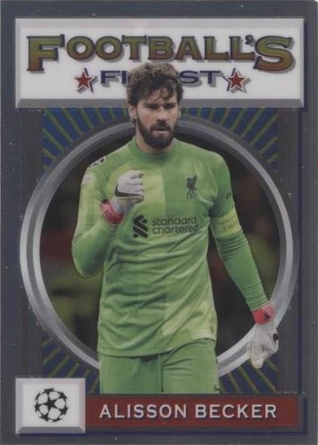 2021-22 Topps Finest Flashbacks UCL Alisson Becker #98
