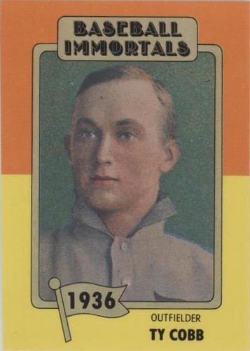 1980-84 SSPC Baseball Immortals 1st Printing - Ty Cobb #2