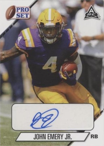 2021 Leaf Pro Set College John Emery Jr. #PS-JEJ