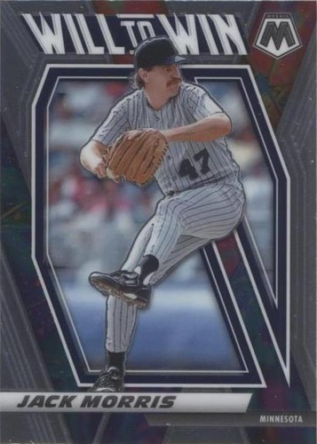 2021 Mosaic Baseball Jack Morris Silver Prizm Minnesota Twins