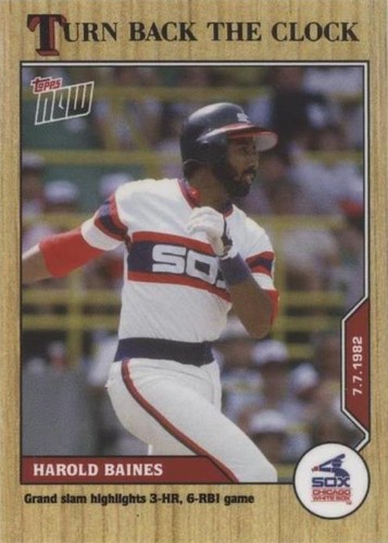 2020 Topps Now Turn Back the Clock - Harold Baines #99