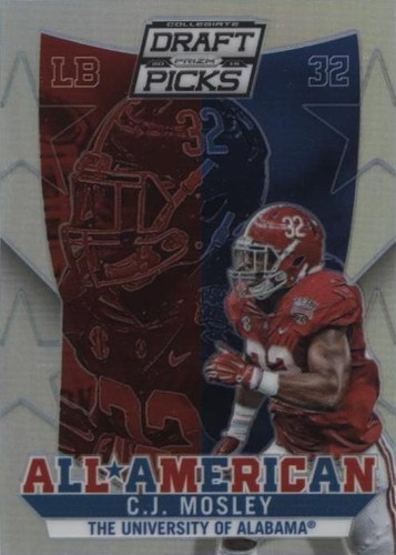 2015 Panini Prizm Collegiate Draft Picks C.J. Mosley #27