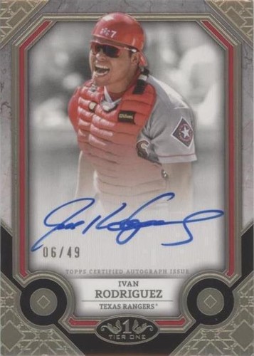 2024 Topps Tier One - Ivan Rodriguez #T1A-IR