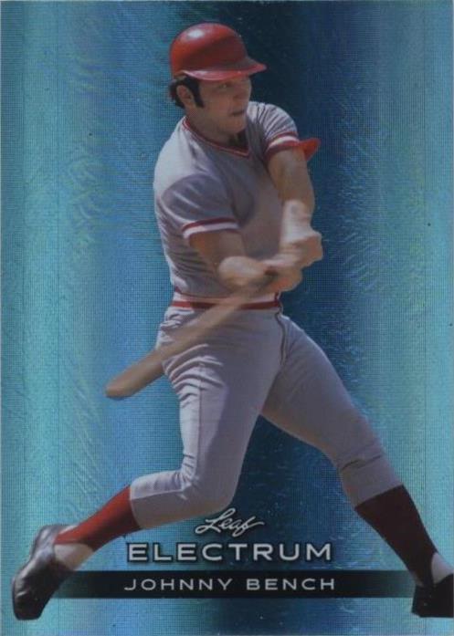 Leaf Johnny Bench Baseball Sports Trading Cards