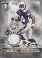 2001 Pacific Private Stock Titanium Postseason Bobby Engram #89