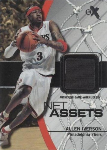 Allen Iverson 1996 SkyBox E-X2000 #7 Net Assets Price Guide