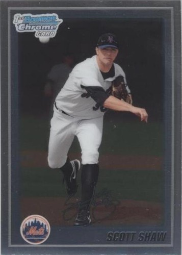 2010 Bowman Chrome - Scott Shaw #BCP34