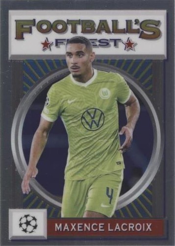 2021-22 Topps Finest Flashbacks UCL Maxence Lacroix #197