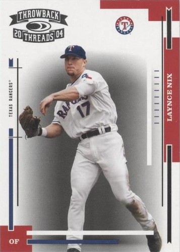 2004 Donruss Throwback Threads - Laynce Nix #191