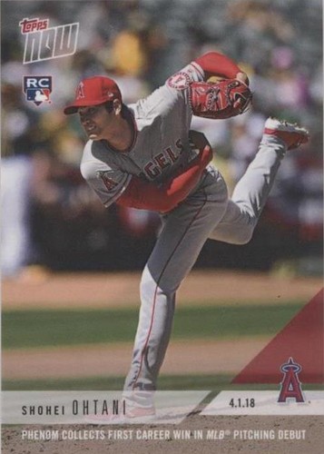 2018 Topps Now - Shohei Ohtani #23