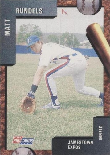 1992 Fleer ProCards Minor League - Matt Rundels #1509