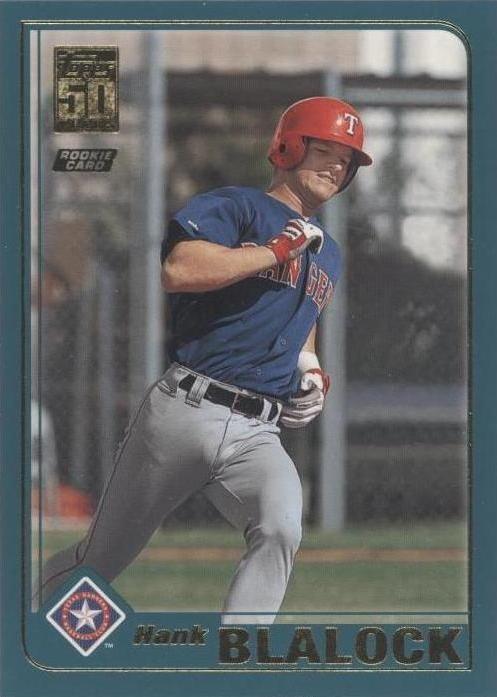 2001 Topps Traded & Rookies - Hank Blalock #T214