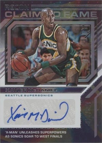 2021-22 Panini Recon - Xavier McDaniel #CFS-XMD