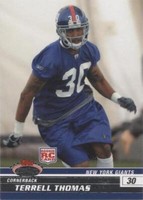 2008 Topps Stadium Club Terrell Thomas #181