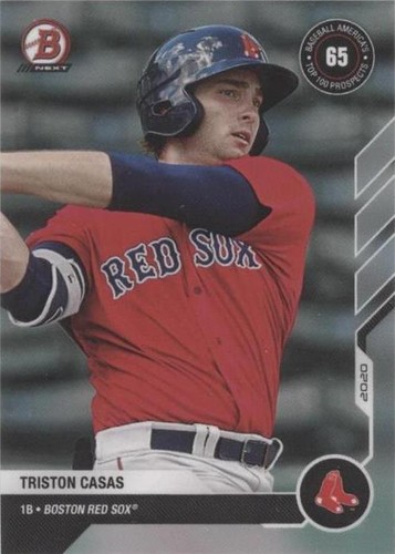 2020-21 Bowman Next Topps Now Baseball America Top 100 Prospects - Triston Casas #BA-81